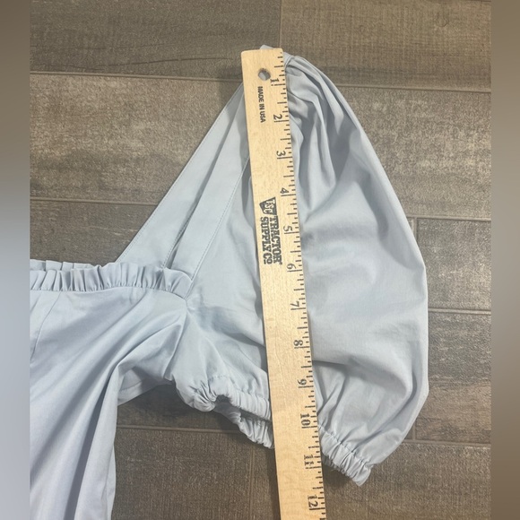 House of CB Maribel Soft Blue Mini Dress - Picture 8 of 14